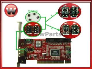 New SATA Serial ATA eSATA IDE Port PCI Controller Card  