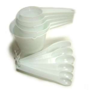  Plastic Measuring Cups and Spoons Set of 11 Kitchen 