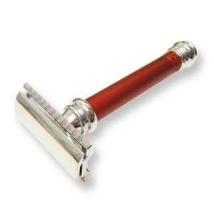  Heavy Duty Long Handle Safety Razor with Closed Comb Bar 