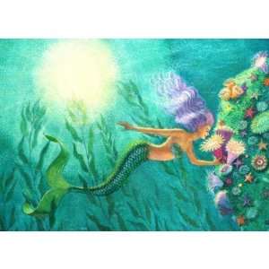  Mermaids Beautiful Sea Garden Cards Health & Personal 