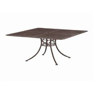 Landgrave Universal Cast Aluminum 65 Square Metal Patio Dining Table 
