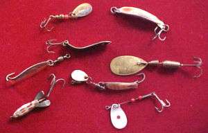Vintage Spinners Lures AGLIA   THOMAS   SWISS MADE  
