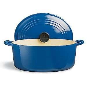 Le Creuset 3 1/2 Quart Round French Oven Covered Blue L2501 22 09 