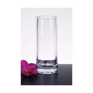  9 Modern Lead Crystal Glass Vase Cylinder Thick Wall 