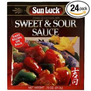 Sun Luck Sweet & Sour Mix, 0.75 Ounce Packet (Pack of 24)  
