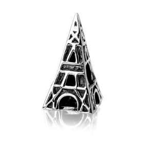  Eiffel Tower Charm   925 Sterling Silver Bead Jewelry
