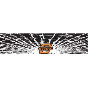  Oklahoma State Cowboys Shattered Auto Visor Decal Sports 