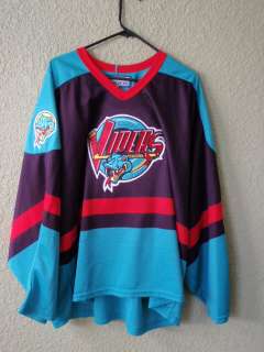 DETRIOT VIPERS` BAUER` HOCKEY JERSEY ADULT XL ```VERY NICE```  