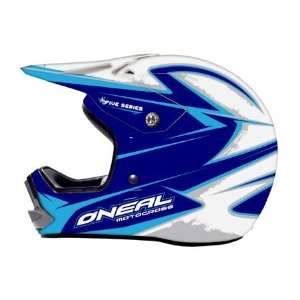   Youth 5 Series Friction Full Face Helmet Large  White Automotive