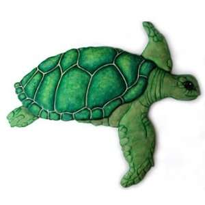  Hand Painted Metal Green Turtle Wall Hanging   23