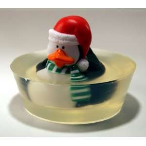  Holiday Red Hat Penguin Glycerin Soap Beauty