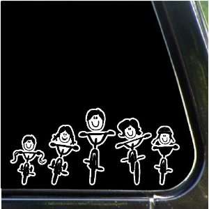   Family Car Decals Stickers Stick People Family Biking
