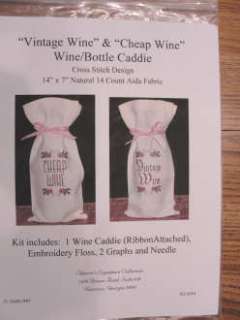 CCX Vintage Cheap Wine Bottle Caddie Prefiinished Chart  