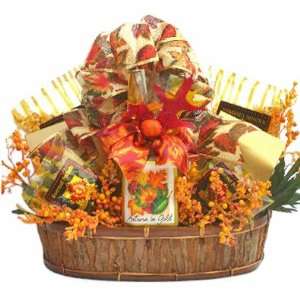 Autumn in Gold Gourmet Food Gift Basket  Grocery & Gourmet 