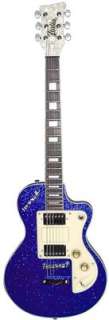 Italia Maranello Classic Guitar in Blue Sparkle w/Bag  