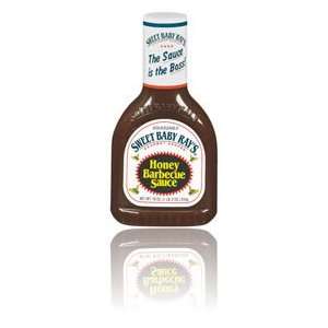 Sweet Baby Rays Sauce Barbacue Honey, 18 OUNCE (Pack of 6):  