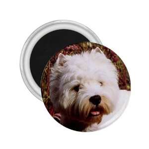    West Highland Terrier Westie Refrigerator Magnet: Home & Kitchen