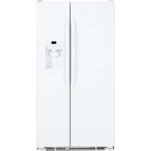  GE White Side by Side Freestanding Refrigerator GSC22QGTWW 