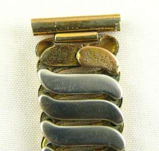 Vintage Lot of 3 Watch Bands. Kreisler, Speidel. Diamond, Gold Fill 