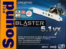 CREATIVE SOUND BLASTER 5.1 VX PCI SURROUND SOUND CARD  