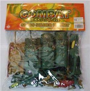 COMBAT JUMBO PK TOY ARMY PLASTIC SOLDIERS TANKS TRUCKS  