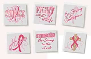 36 PINK RIBBON TATTOOS BREAST CANCER AWARENESS SUPPORT  