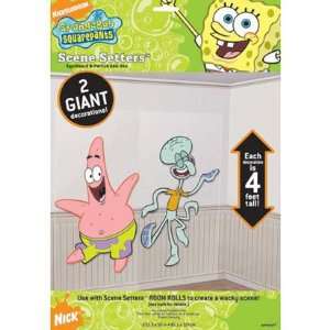  Patrick and Squidward 50in Scene Setter Add Ons 2ct Toys & Games