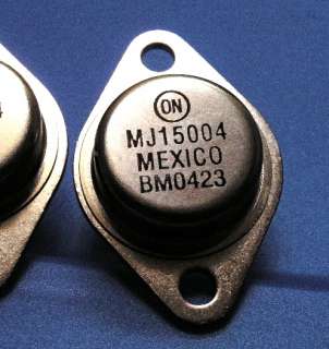 MJ15004 PNP Audio Power Amplifier transistors TO3 x2  