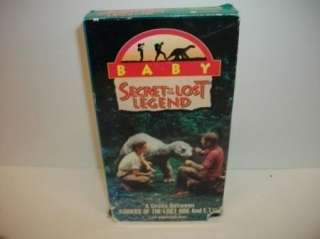 BABY SECRET OF THE LOST LEGEND   dinosaur VHS kids movie tape 