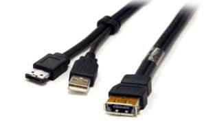 ESATA & USB to Power ESATA Combo Female extension cable  