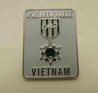 Unique Ive Been There Vietnam Medal Enamel Military Hat Pin Lapel Pin 