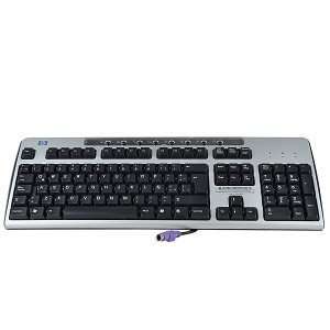   105 Key PS/2 Multimedia Spanish Keyboard (Black/Silver) Electronics