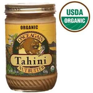 Once Again Organic Tahini ( 12x16 OZ):  Grocery & Gourmet 