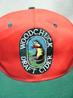 Vintage Woodchuck Cider Draft Beer Snapback Cap/Hat NOS  