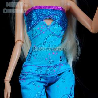 Handmade Dresses Fashion Party Clothes For Barbie Doll A401  
