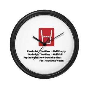  Psychologist Glass Funny Wall Clock by 