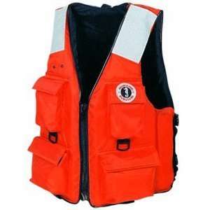  MUSTANG FOUR POCKET VEST W/ SOLAS TAPE XL OR Sports 
