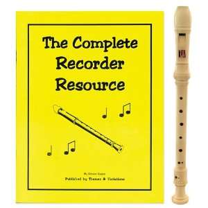   Bones 3 Piece Recorder with Complete Recorder Musical Instruments