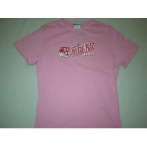 LSU Tigers Girs (Juniors) Pink Baby Doll T Shirt:  Sports 