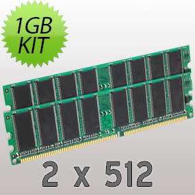 1GB 2x512 Kit Memory RAM for Dell Dimension 2350  