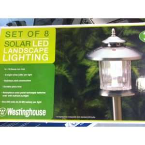  WestingHouse Set of 8 Solar LED Landscape Lighting: Patio 