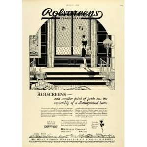 1928 Ad Rolscreens Window Screens Home Decoration Interior Design 