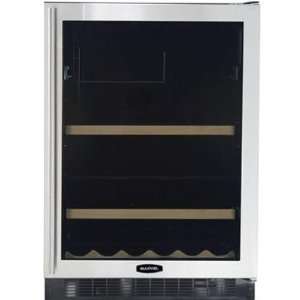   Wine Refrigerator   Glass Door / Black Trim  Kitchen