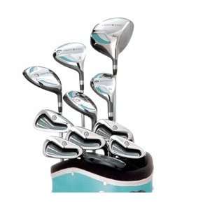  Complete Set Ladies Square Two Light & Easy Left Handed LH, 11 Clubs 